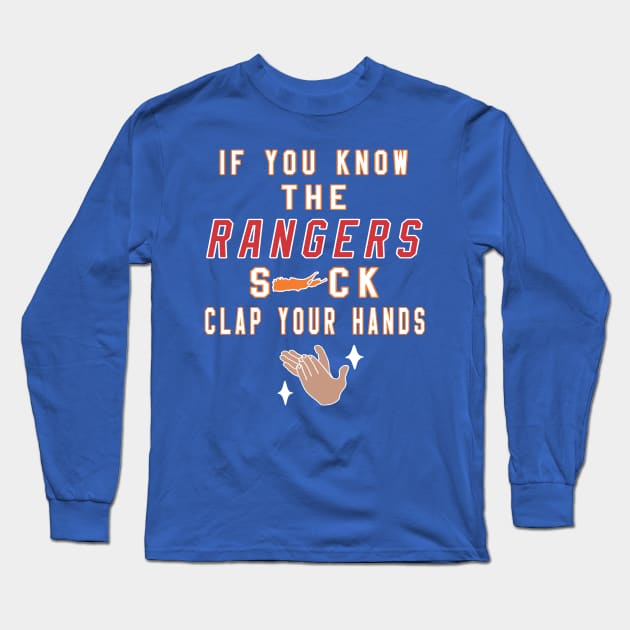 Clap Your Hands Long Sleeve T-Shirt by NYIslesBlog